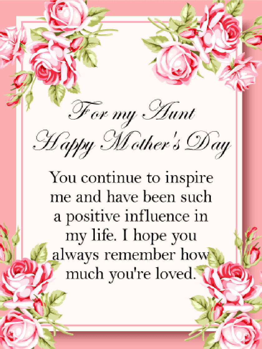 Thiệp mừng ngày Mother’s Day đơn giản