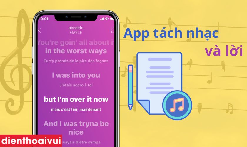 4 App tách nhạc và lời nhanh chóng và hoàn toàn miễn phí