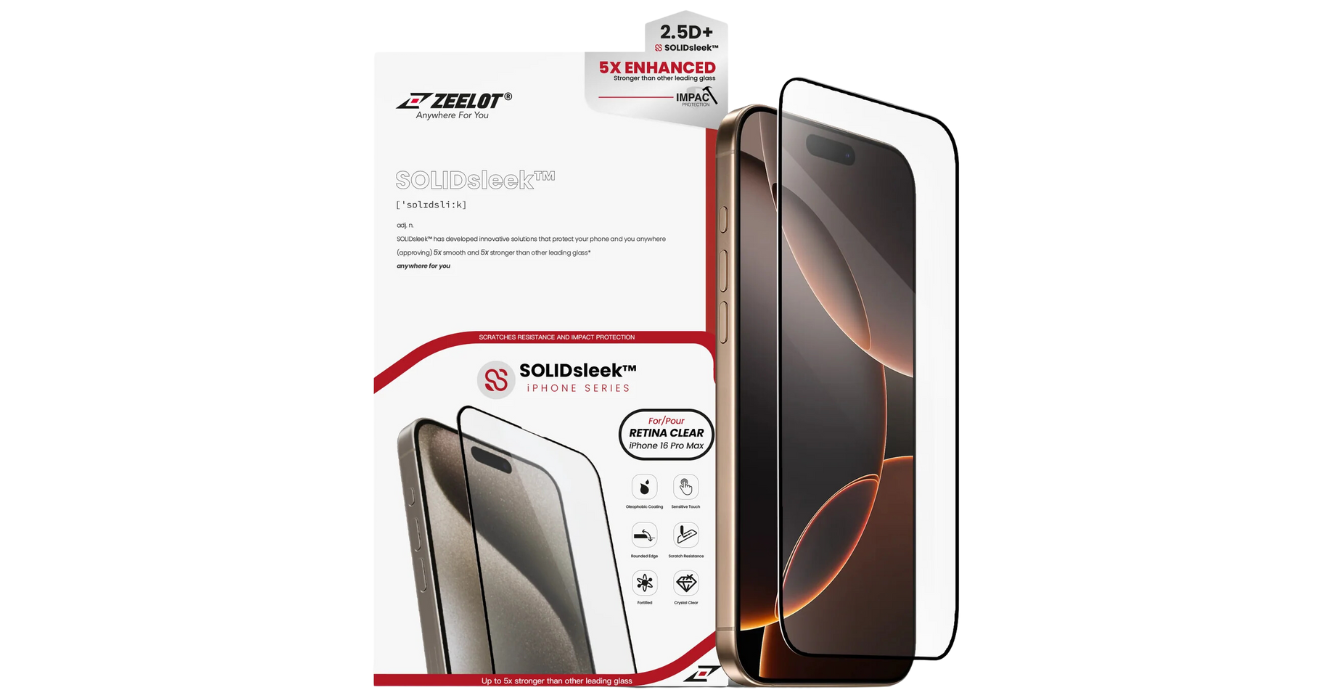 Apple iPhone 16 Pro Max dán va đập chống nhìn trộm Zeelot Solidleek ...