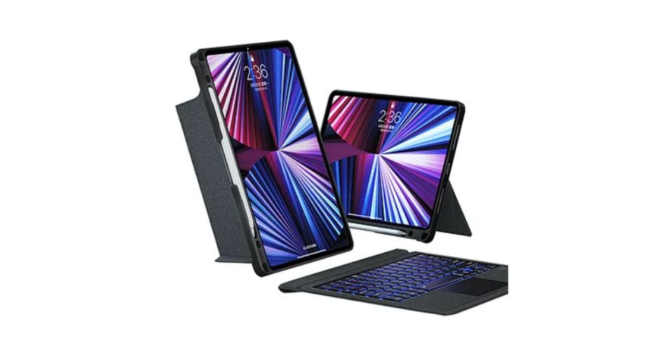 Bàn phím + bao da iPad Pro 11/Air 10.9 Wiwu Mag Touch chính hãng | Lấy liền