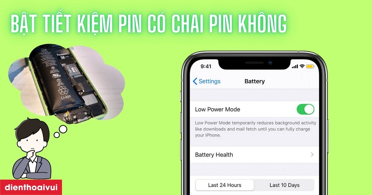 Bật tiết kiệm pin có chai pin không? Có nên bật liên tục?