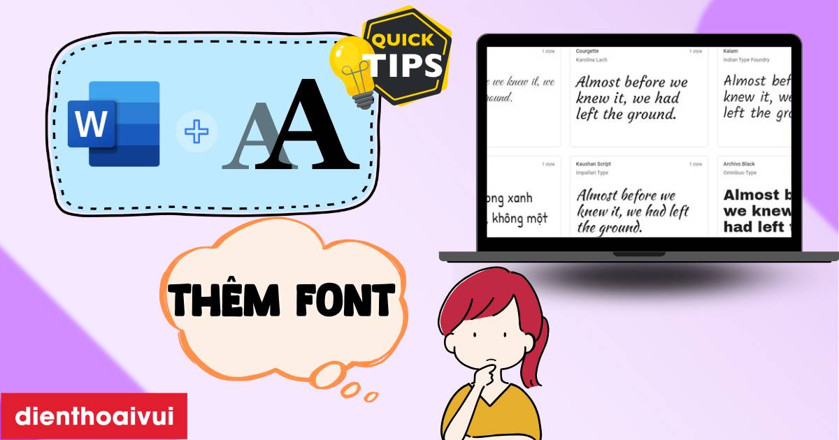 3 c ch th m font ch v o word n gi n nh t 2024