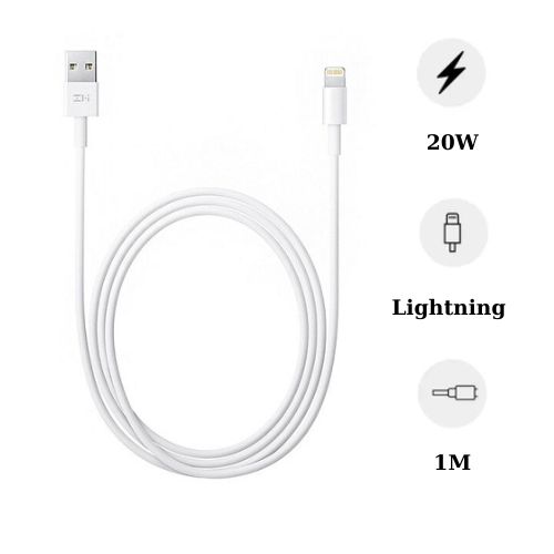 Cáp Xiaomi ZMI Lightning MFI 1M AL813 chính hãng giá tốt nhất