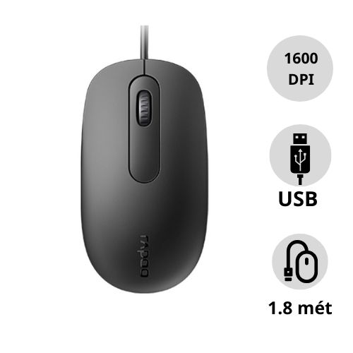Chuột có dây Rapoo N20