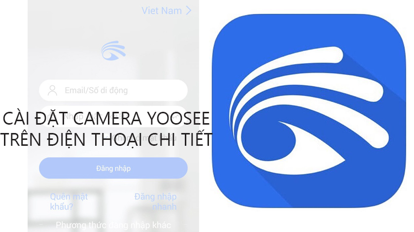 Màn hình tải và cài đặt ứng dụng Yoosee trên smartphone, khuyến nghị tải từ nguồn chính thức