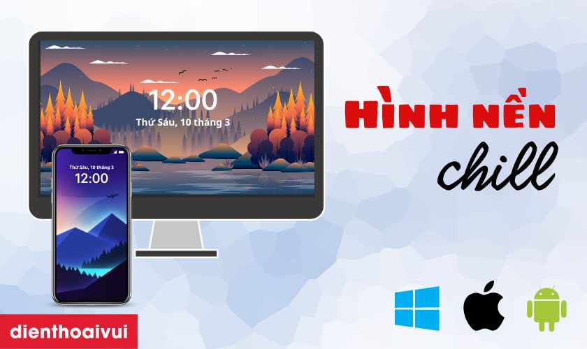 Tải ngay bộ hình nền cực chill cho điện thoại và máy tính