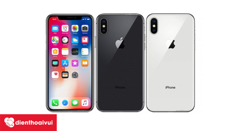 Điện thoại iPhone X cũ giá rẻ, 1 đổi 1, trả góp 0%