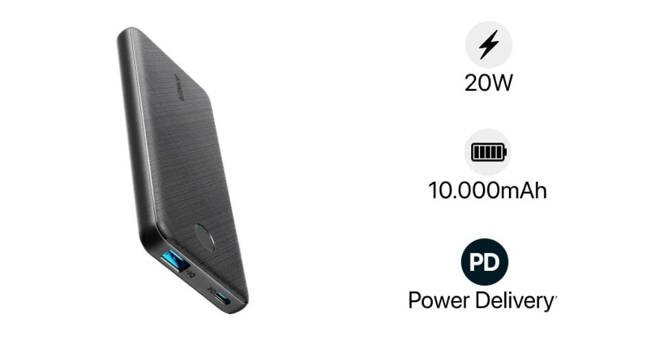 Pin dự phòng Pin sạc dự phòng Anker PowerCore III Sense Slim 10000mAh PD A1244