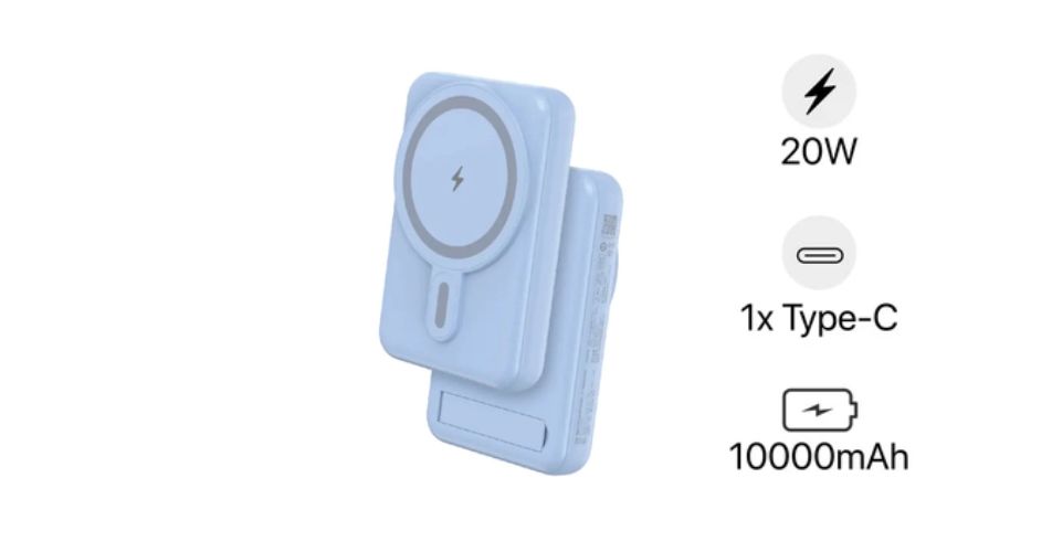 Pin Sạc Dự Phòng Pisen Magsafe Wireless 10000Mah 20W Pd238C-1