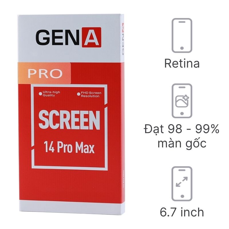 Thay màn hình chính hãng GENA loại Pro cho iPhone 14 Pro Max