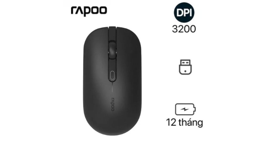 Chuột không dây Rapoo B30 Silent