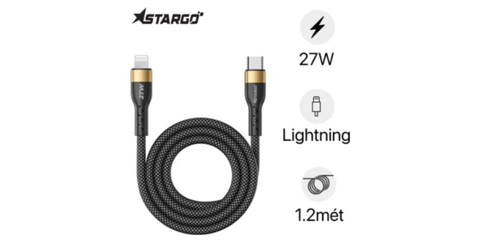 Sạc StarGO Onelink 1C1A 30W kèm cáp C-C CC301 chính hãng | Lấy liền