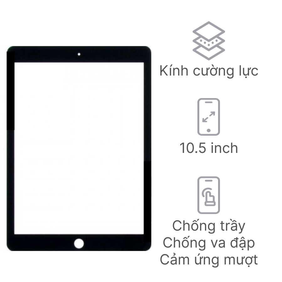 Thay kính cảm ứng iPad Pro 10.5 inch chính hãng, giá rẻ