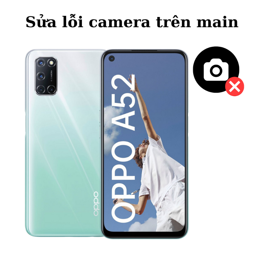 Lentille Appareil Photo Pour Oppo A52 - Objectif De Remplacement Noir, Neuf, Compatible Universel