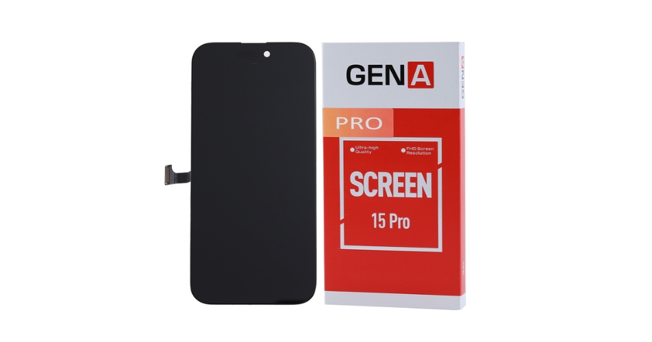 Thay màn hình chính hãng GENA cho iPhone 15 Pro giá tốt T12