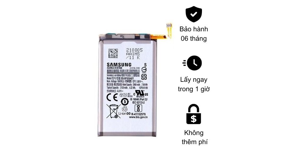 Thay pin Samsung Galaxy Z Fold 3 Giá tiết kiệm Lấy ngay